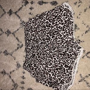 Leopard shorts
